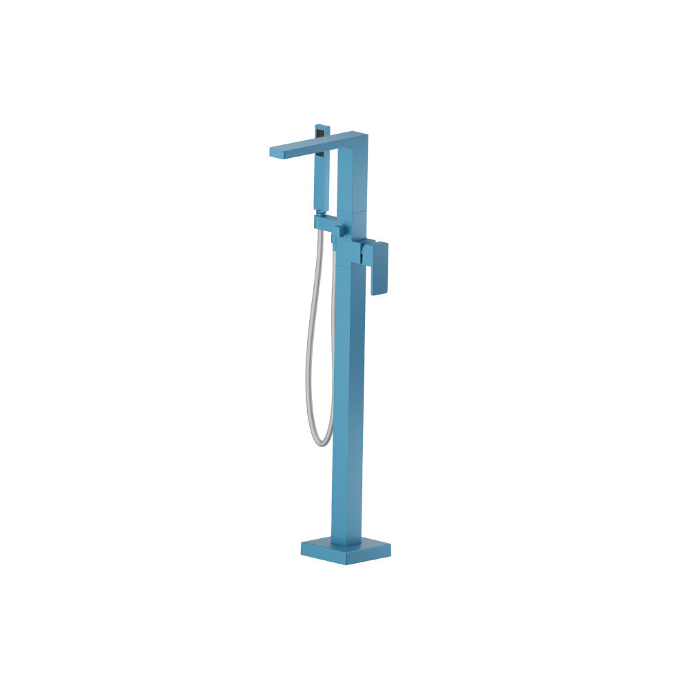 Flusso Serie 196 196.1165 Freestanding Floor Mount Bathtub / Tub Filler With Hand Shower