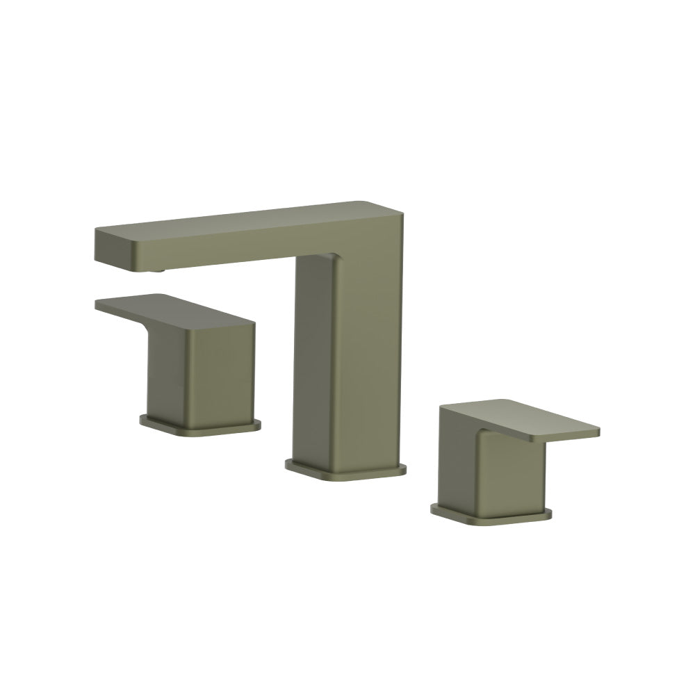 Flusso Serie 196 196.2000 Three Hole 8" Widespread Two Handle Bathroom Faucet - Parent
