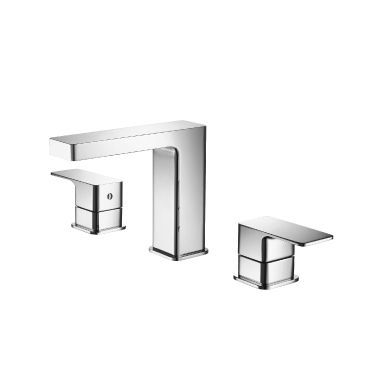 Flusso Serie 196 196.2000 Three Hole 8" Widespread Two Handle Bathroom Faucet