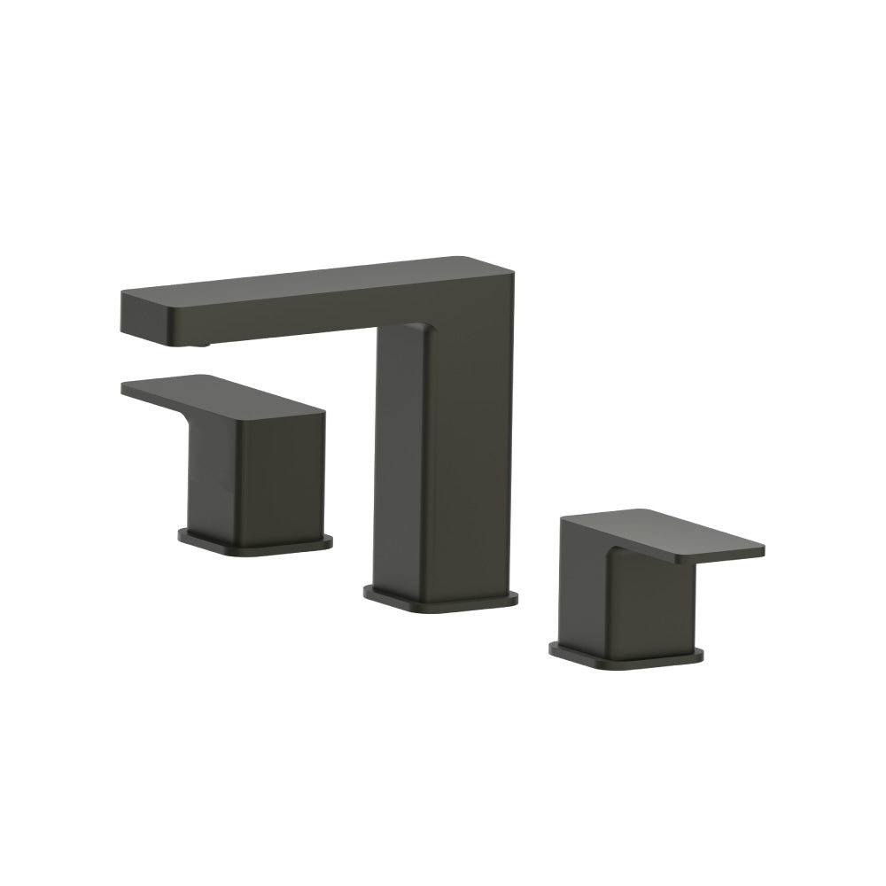 Flusso Serie 196 196.2000 Three Hole 8" Widespread Two Handle Bathroom Faucet