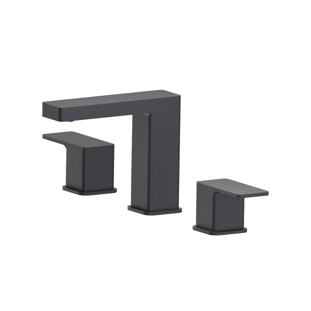 Flusso Serie 196 196.2000 Three Hole 8" Widespread Two Handle Bathroom Faucet
