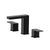 Flusso Serie 196 196.2000 Three Hole 8" Widespread Two Handle Bathroom Faucet