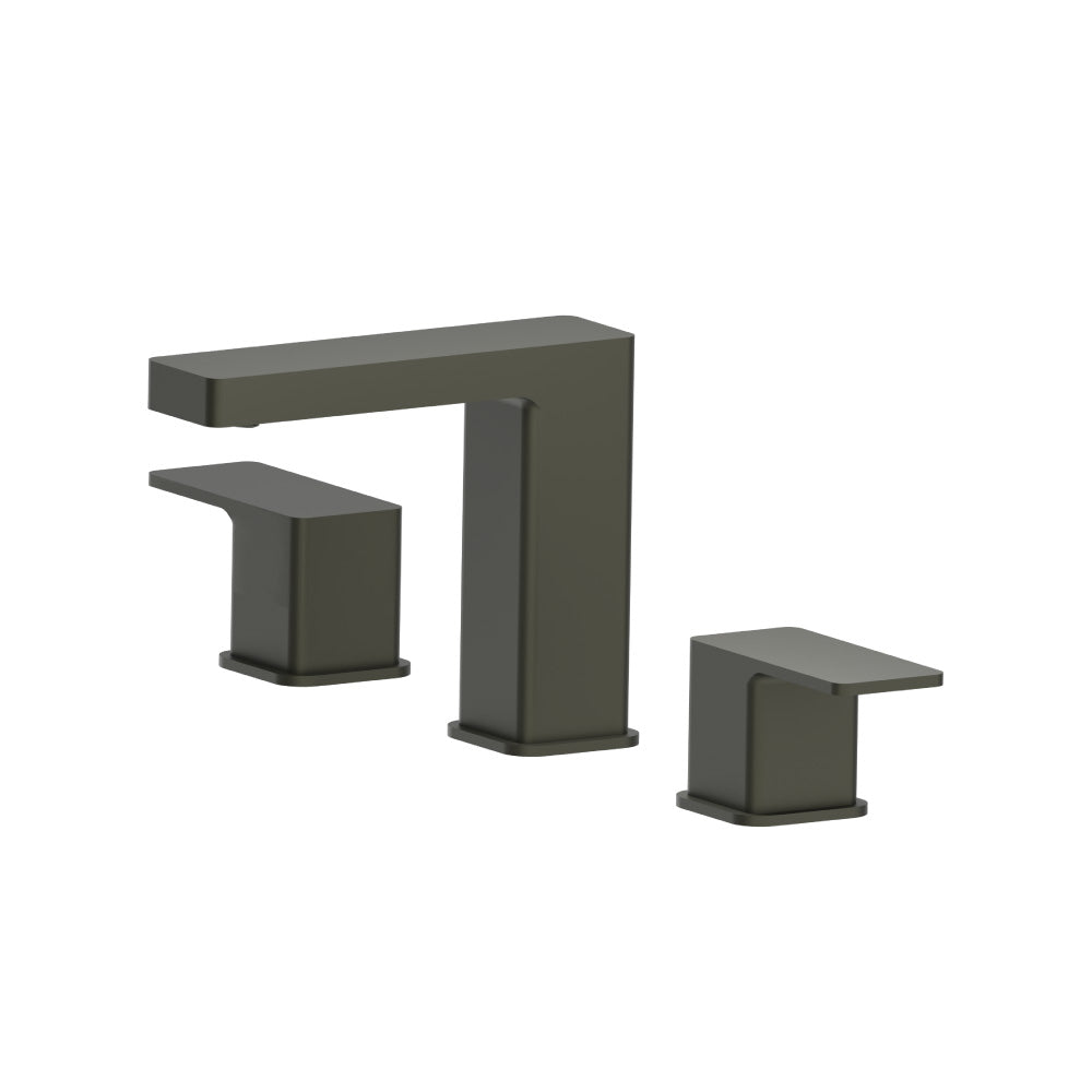 Flusso Serie 196 196.2000 Three Hole 8" Widespread Two Handle Bathroom Faucet