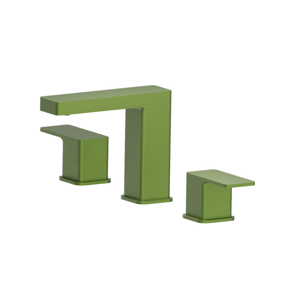 Flusso Serie 196 196.2000 Three Hole 8" Widespread Two Handle Bathroom Faucet