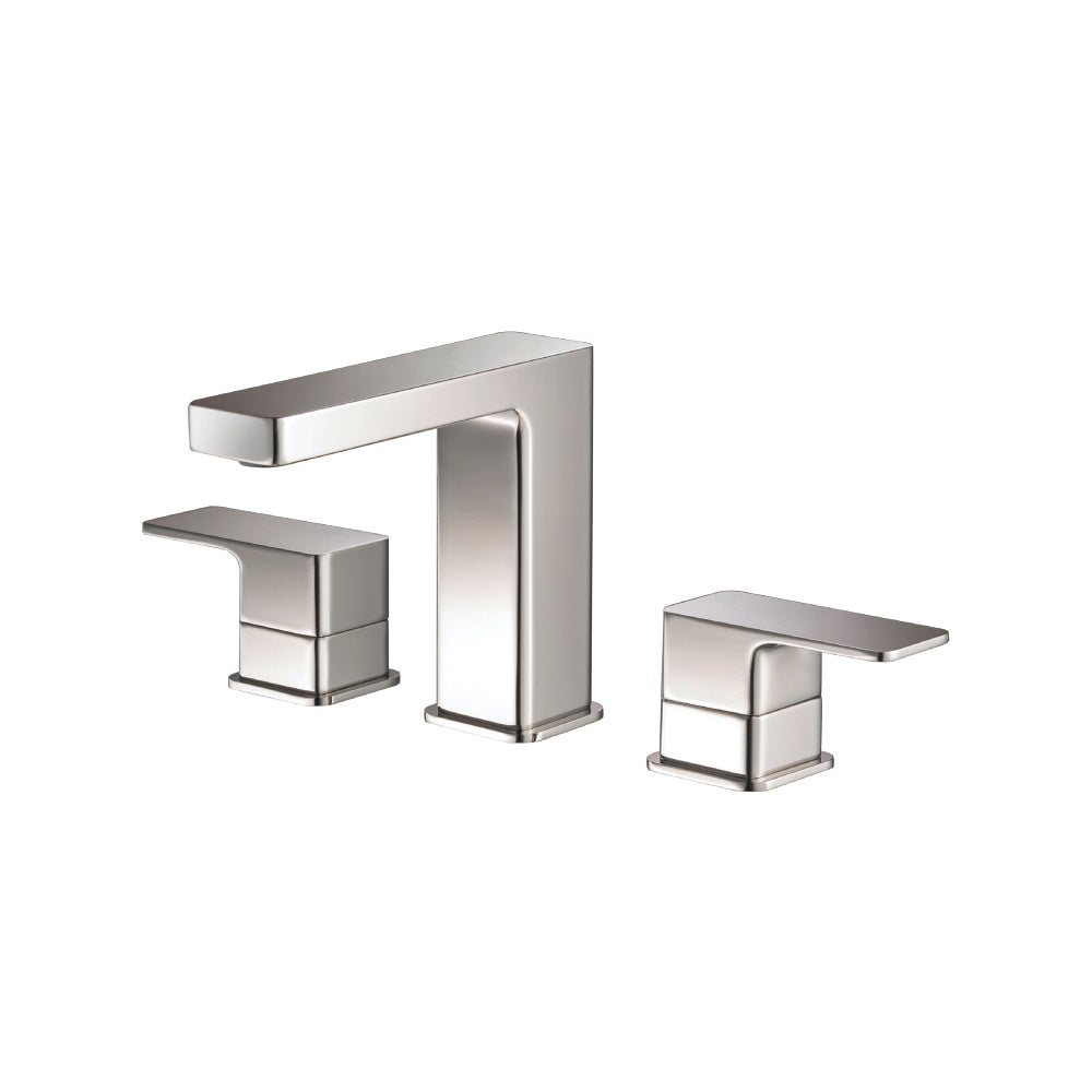 Flusso Serie 196 196.2000 Three Hole 8" Widespread Two Handle Bathroom Faucet
