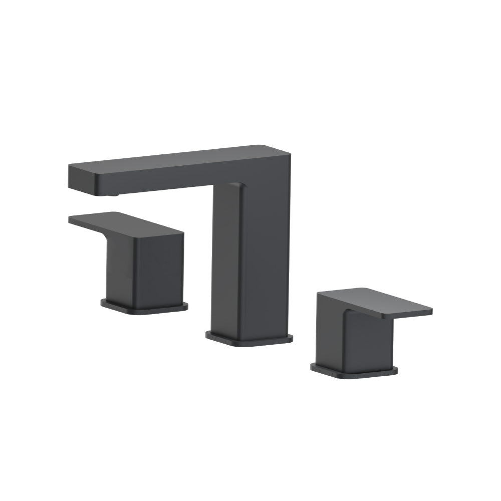 Flusso Serie 196 196.2000 Three Hole 8" Widespread Two Handle Bathroom Faucet