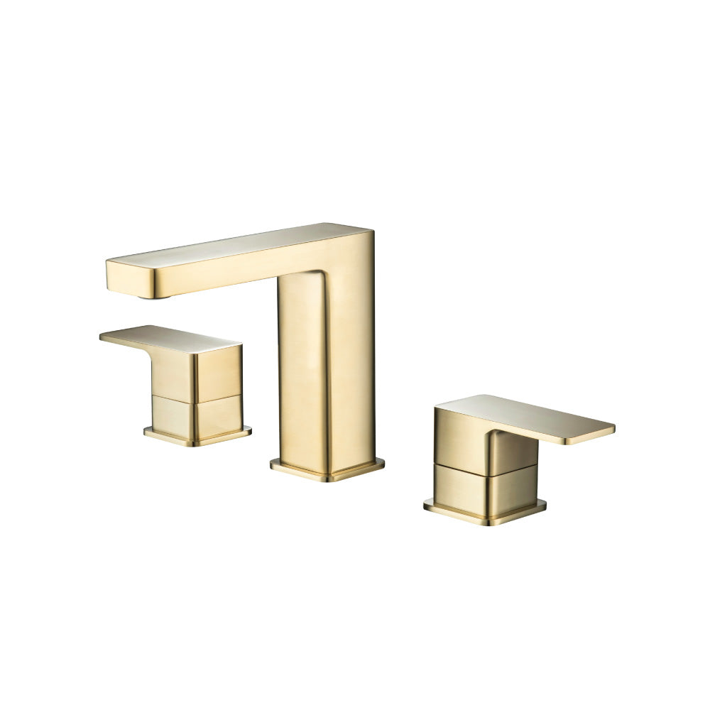 Flusso Serie 196 196.2000 Three Hole 8" Widespread Two Handle Bathroom Faucet