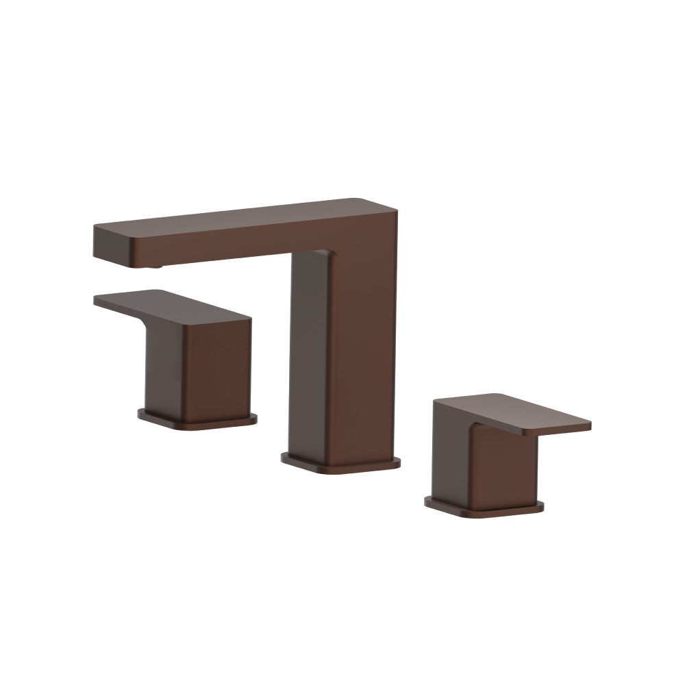 Flusso Serie 196 196.2000 Three Hole 8" Widespread Two Handle Bathroom Faucet