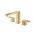 Flusso Serie 196 196.2410 3 Hole Deck Mount Roman Tub Faucet