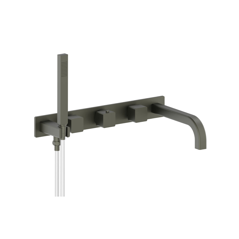 Flusso Serie 196 196.2691 Wall Mount Tub Filler With Hand Shower