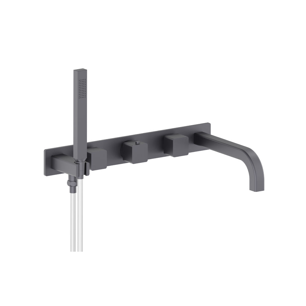 Flusso Serie 196 196.2691 Wall Mount Tub Filler With Hand Shower