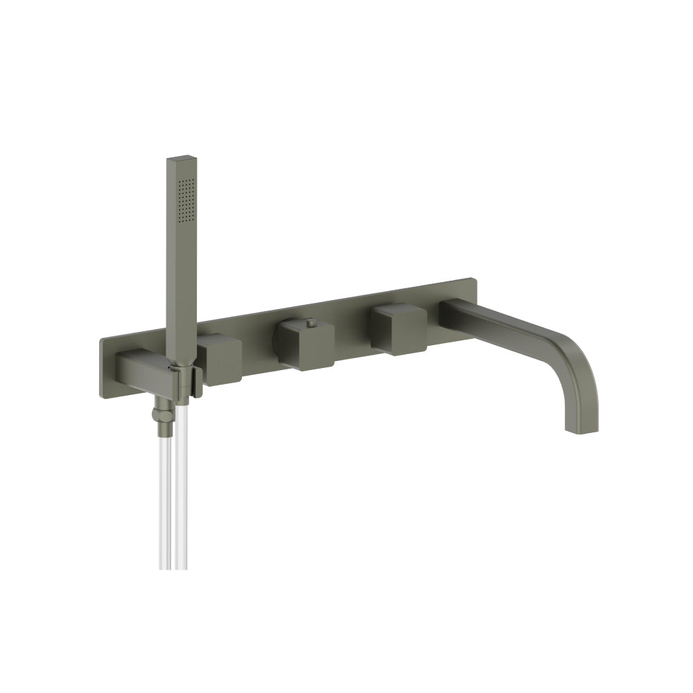 Flusso Serie 196 196.2691 Wall Mount Tub Filler With Hand Shower