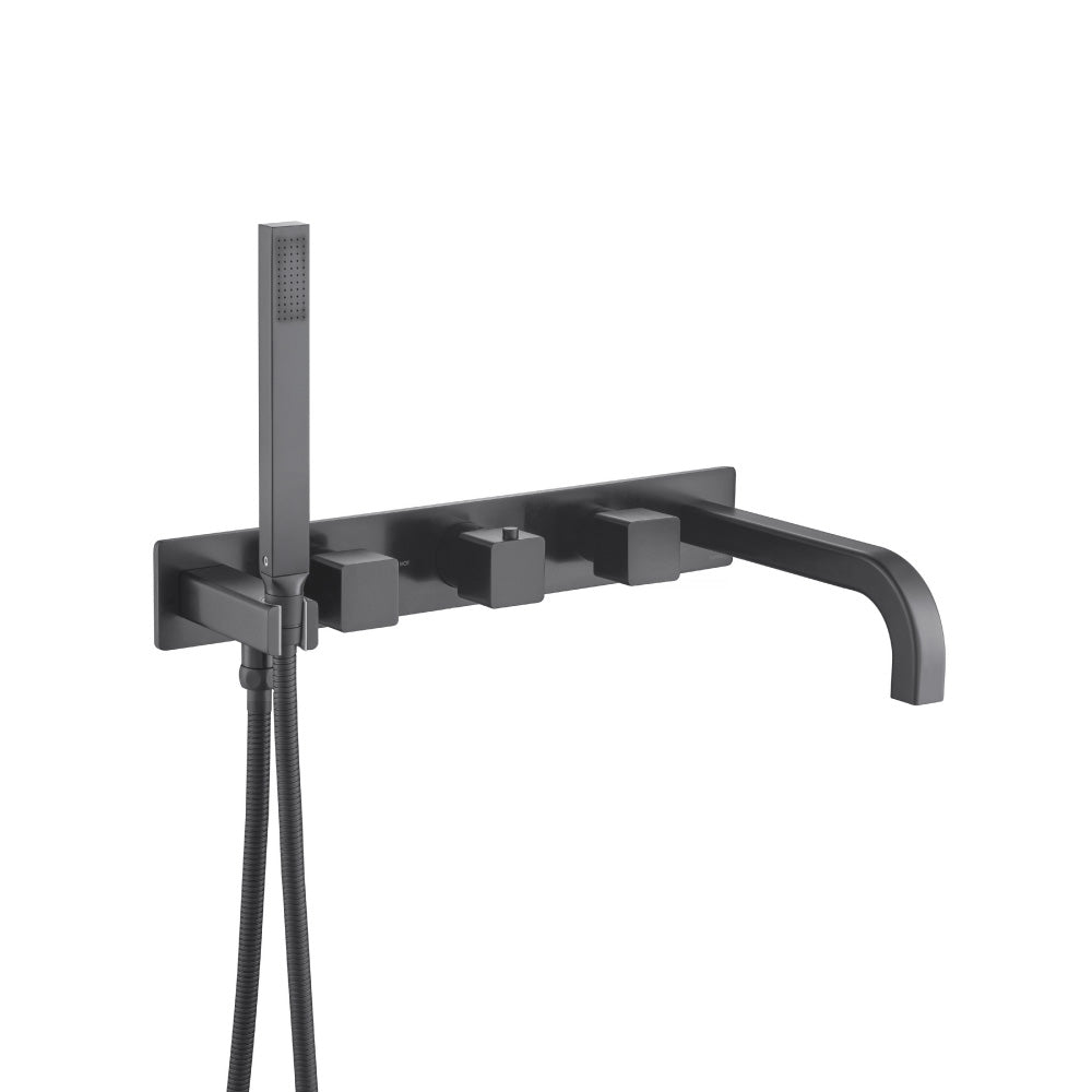 Flusso Serie 196 196.2691 Wall Mount Tub Filler With Hand Shower