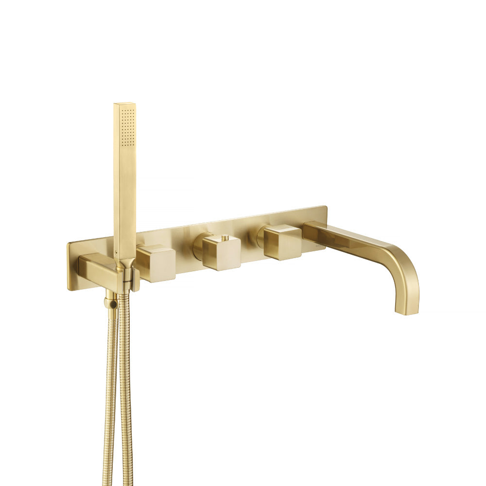 Flusso Serie 196 196.2691 Wall Mount Tub Filler With Hand Shower