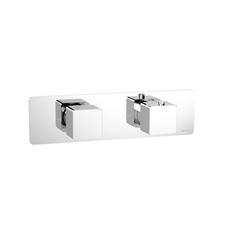 Flusso Serie 196 196.2693 3/4" Horizontal Thermostatic Shower Valve % Trim - 1 Ouptut