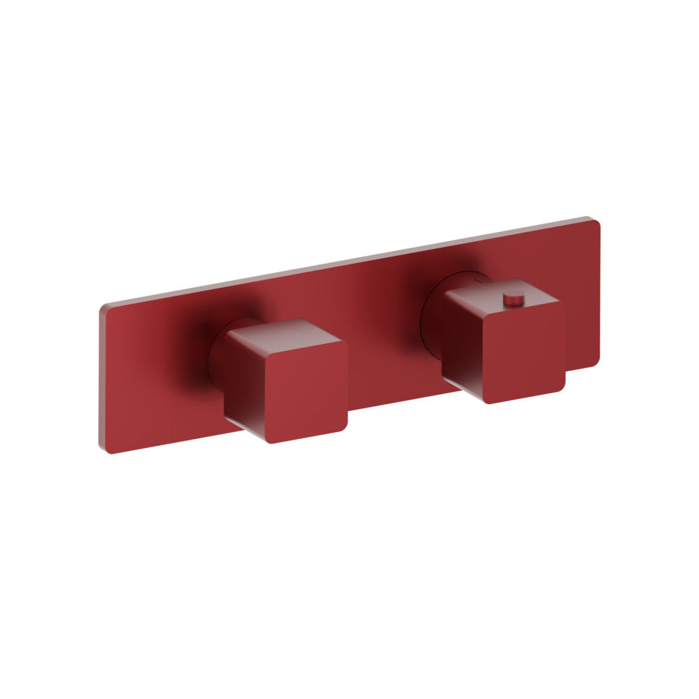 Flusso Serie 196 196.2693 3/4" Horizontal Thermostatic Shower Valve % Trim - 1 Ouptut