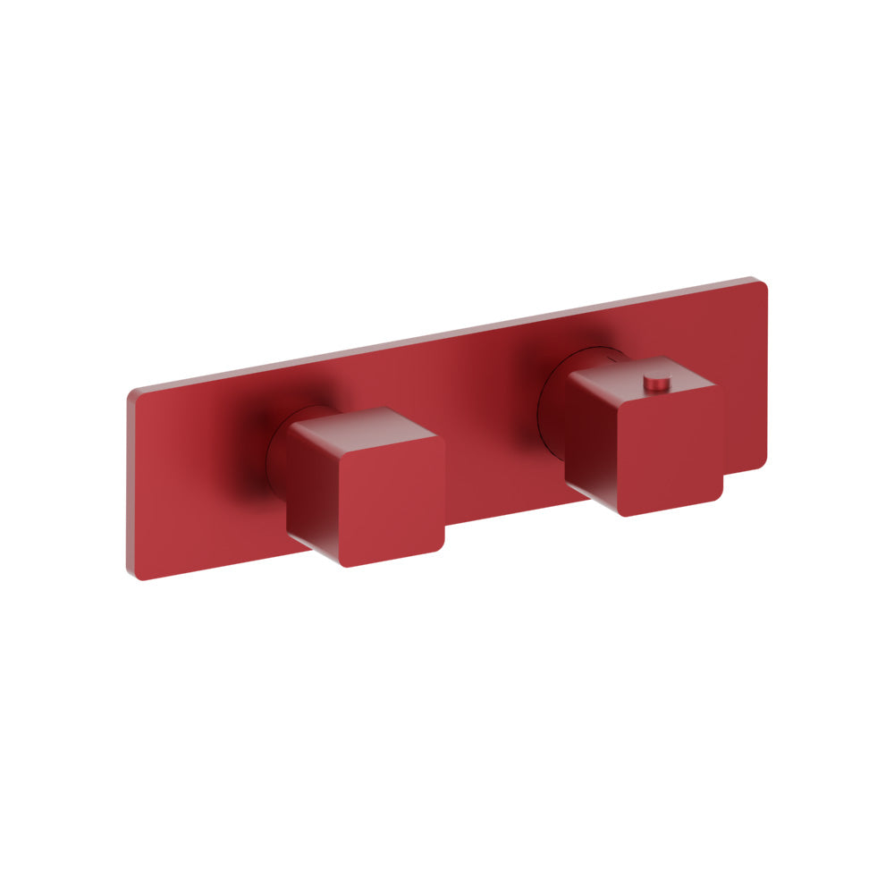 Flusso Serie 196 196.2693 3/4" Horizontal Thermostatic Shower Valve % Trim - 1 Ouptut