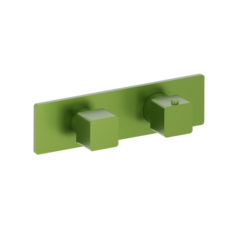 Flusso Serie 196 196.2693 3/4" Horizontal Thermostatic Shower Valve % Trim - 1 Ouptut