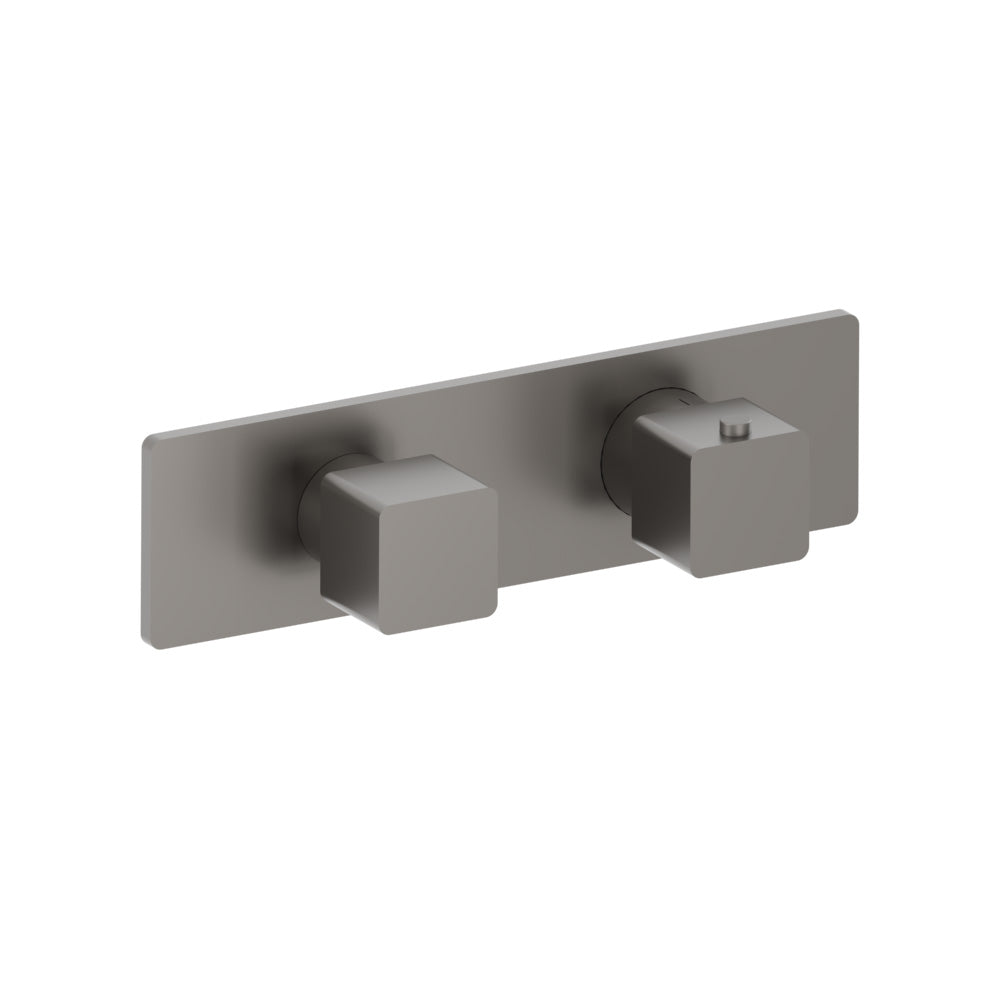 Flusso Serie 196 196.2693 3/4" Horizontal Thermostatic Shower Valve % Trim - 1 Ouptut