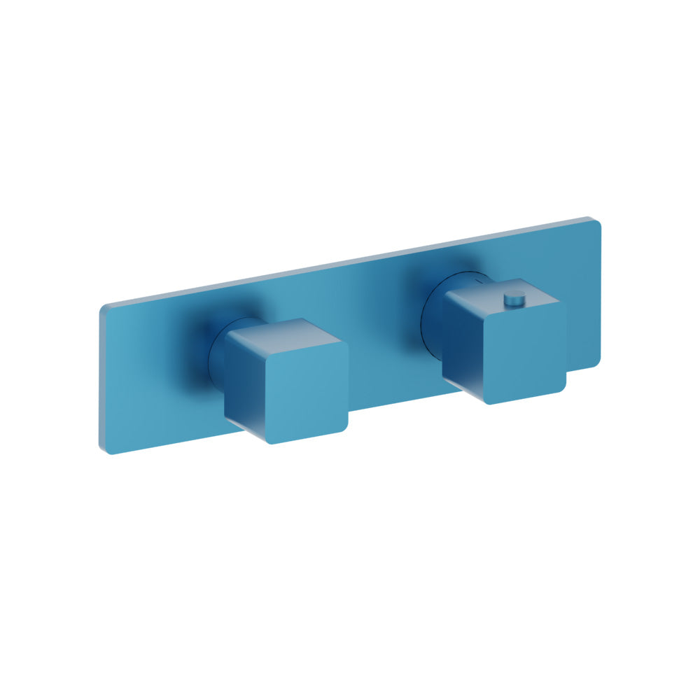 Flusso Serie 196 196.2693 3/4" Horizontal Thermostatic Shower Valve % Trim - 1 Ouptut