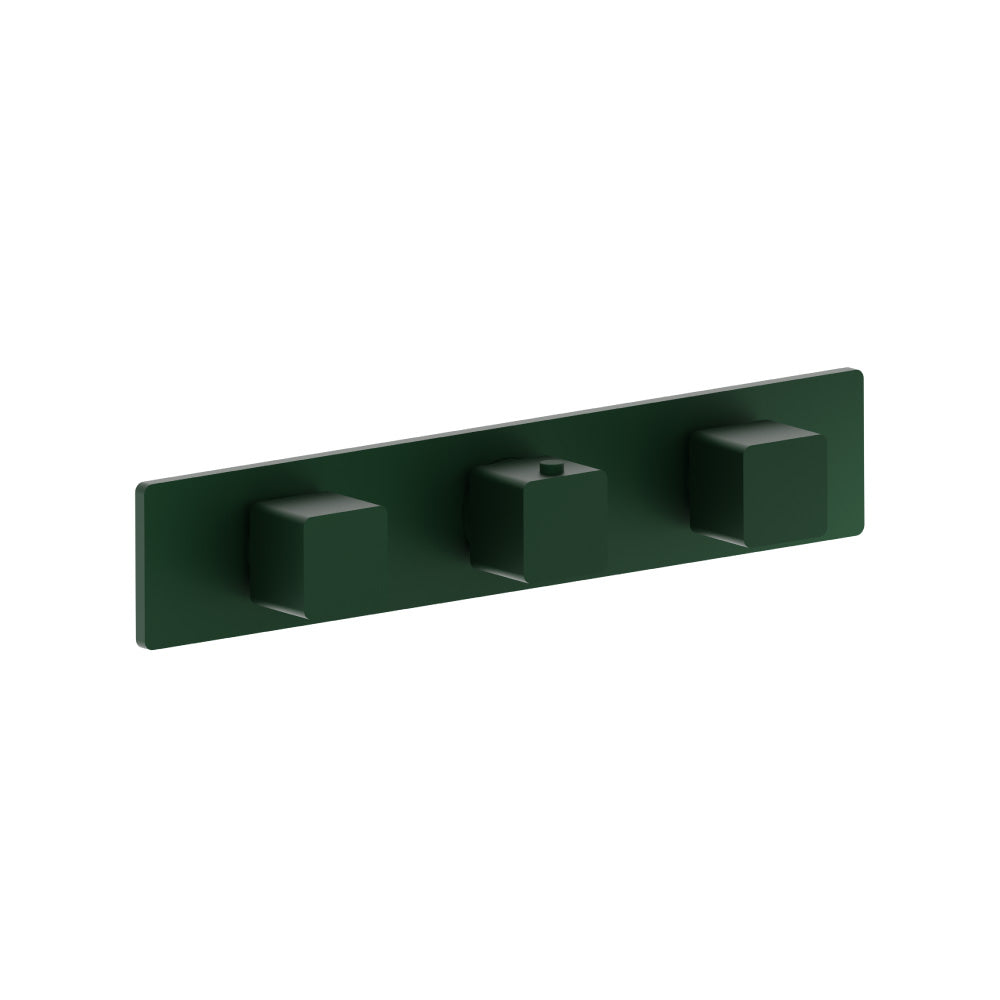Flusso Serie 196 196.2715 3/4" Horizontal Thermostatic Valve with 2 Volume Controls & Trim