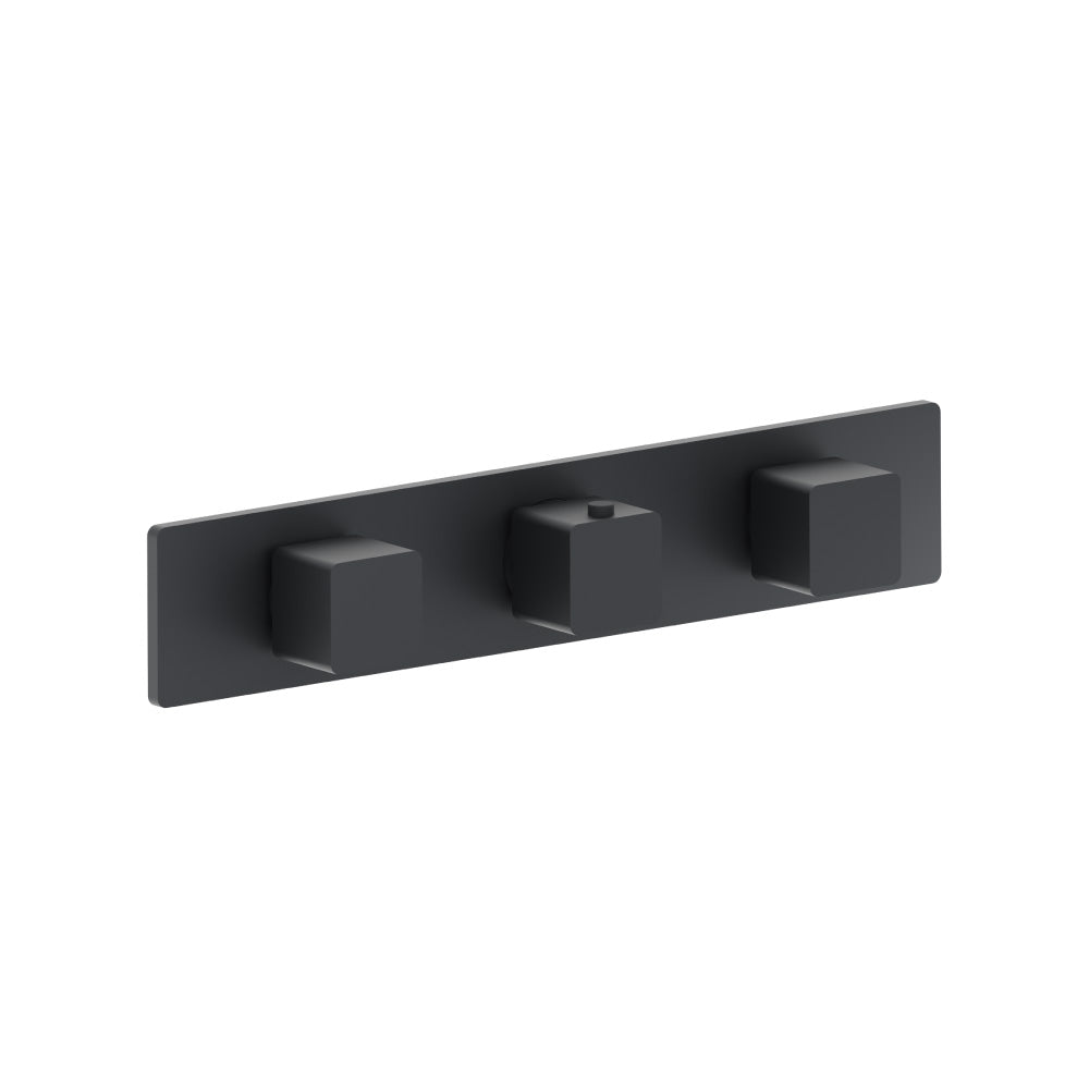 Flusso Serie 196 196.2715 3/4" Horizontal Thermostatic Valve with 2 Volume Controls & Trim