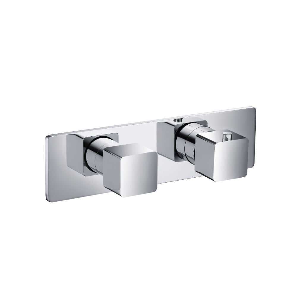 Flusso Serie 196 196.2717 3/4" Horizontal Thermostatic Shower Valve & Trim - 2 Output - Parent