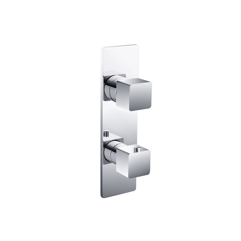 Flusso Serie 196 196.2720 3/4" Horizontal Thermostatic Shower Valve & Trim - 1- Output