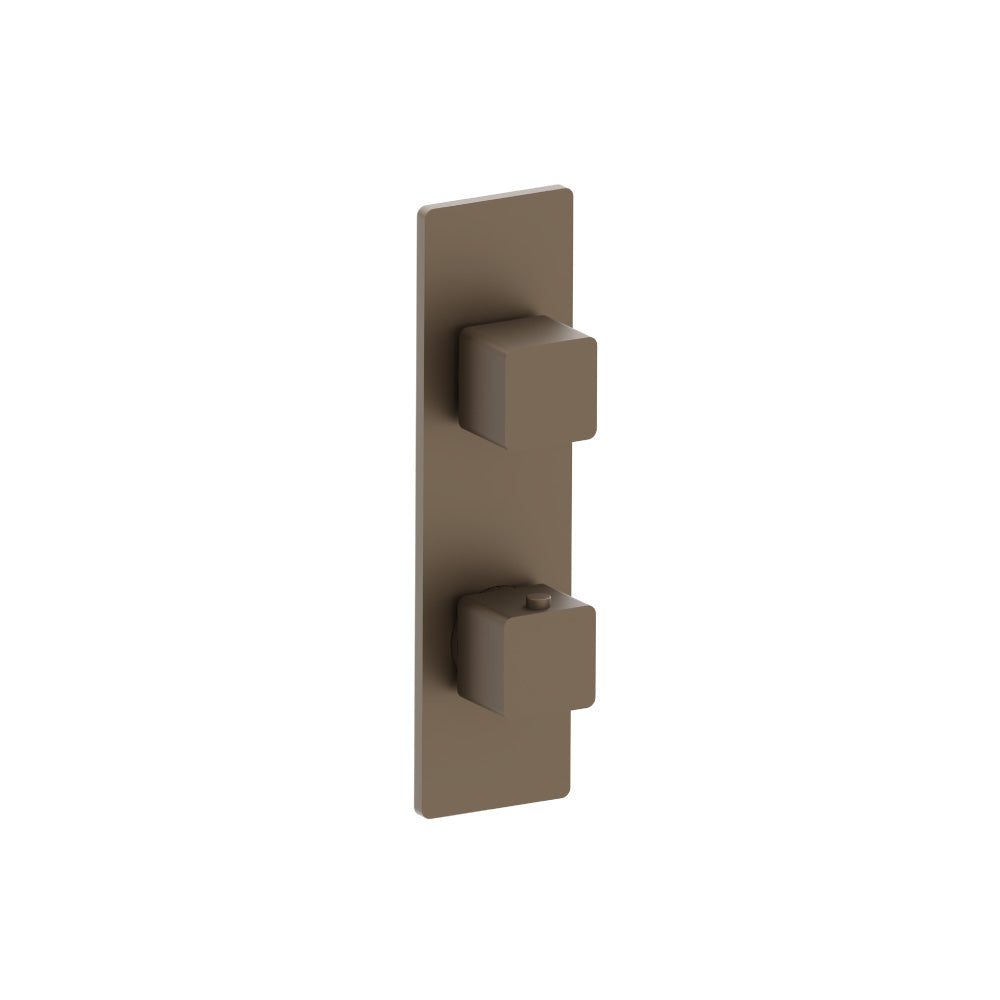 Flusso Serie 196 196.2720 3/4" Horizontal Thermostatic Shower Valve & Trim - 1- Output