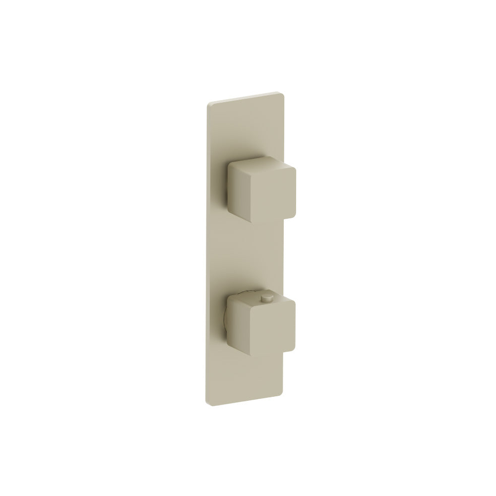 Flusso Serie 196 196.2720 3/4" Horizontal Thermostatic Shower Valve & Trim - 1- Output