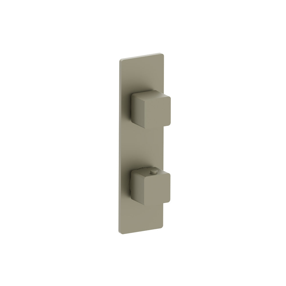 Flusso Serie 196 196.2720 3/4" Horizontal Thermostatic Shower Valve & Trim - 1- Output
