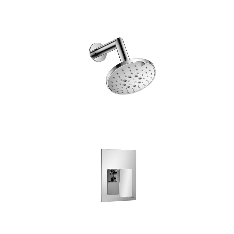 Flusso Serie 196 196.3000 Single Output Shower Set With ABS Shower Head & Arm