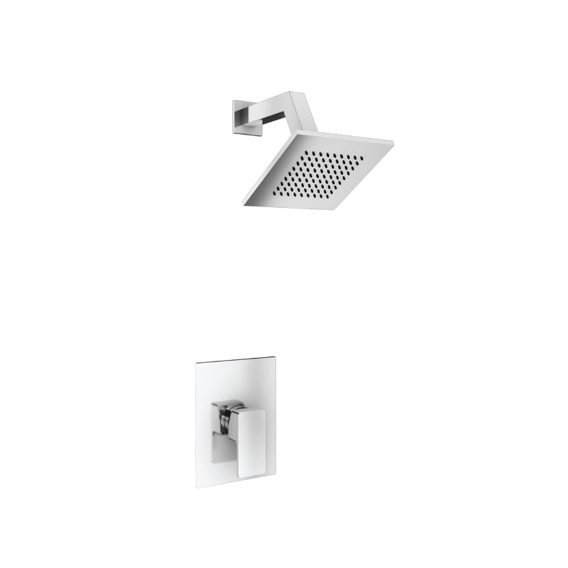 Flusso Serie 196 196.3050 Single Output Shower Set With Brass Shower Head & Arm