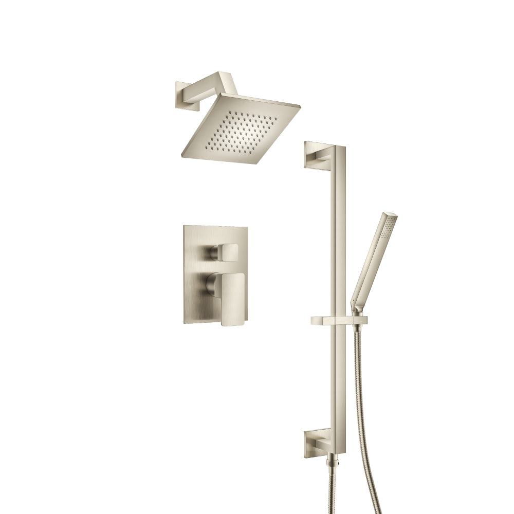 Flusso Serie 196 196.3400 Two Output Shower Set With Shower Head, Hand Held And Slide Bar - Parent