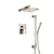 Flusso Serie 196 196.3450 Two Output Shower Set With Shower Head, Hand Held And Slide Bar