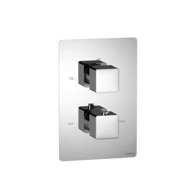 Flusso Serie 196 196.4101 3/4" Thermostatic Shower Valve & Trim - 1 Output