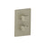 Flusso Serie 196 196.4101 3/4" Thermostatic Shower Valve & Trim - 1 Output
