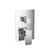 Flusso Serie 196 196.4102 3/4" Thermostatic Shower Valve With Trim - 1 Output