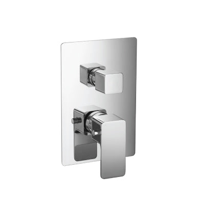Flusso Serie 196 196.4102 3/4" Thermostatic Shower Valve With Trim - 1 Output