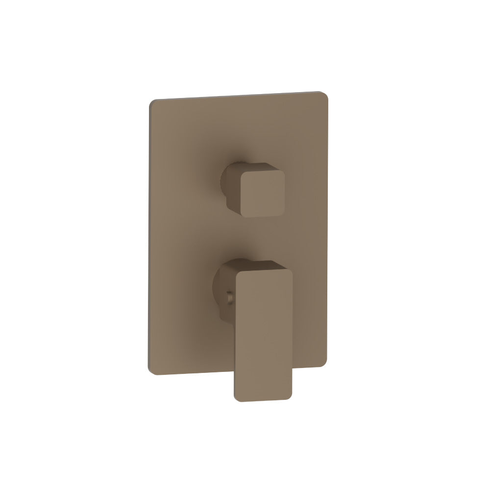 Flusso Serie 196 196.4102 3/4" Thermostatic Shower Valve With Trim - 1 Output