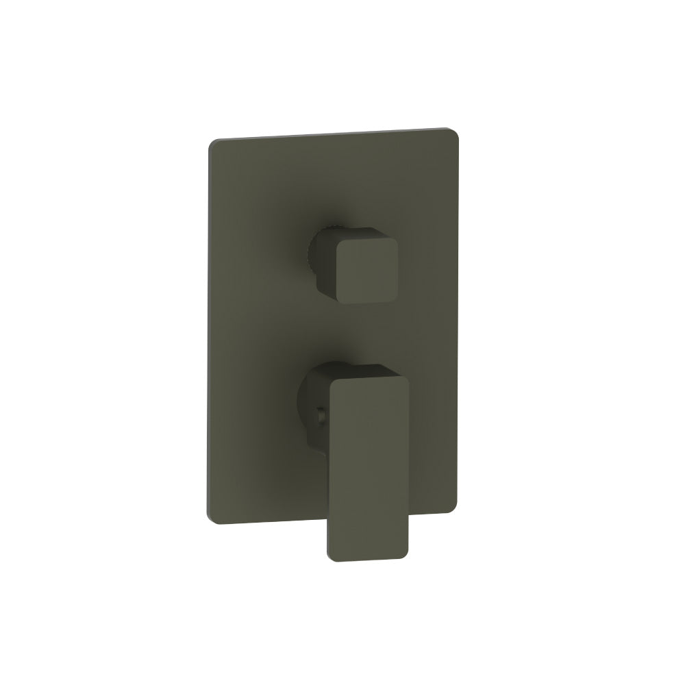 Flusso Serie 196 196.4102 3/4" Thermostatic Shower Valve With Trim - 1 Output