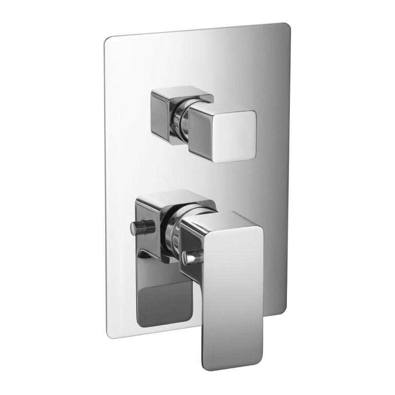 Flusso Serie 196 196.4302 3/4" Thermostatic Valve With Trim - 3 Output - Parent