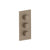 Flusso Serie 196 196.4401 3/4" Thermostatic Valve and Trim - 2 Outputs