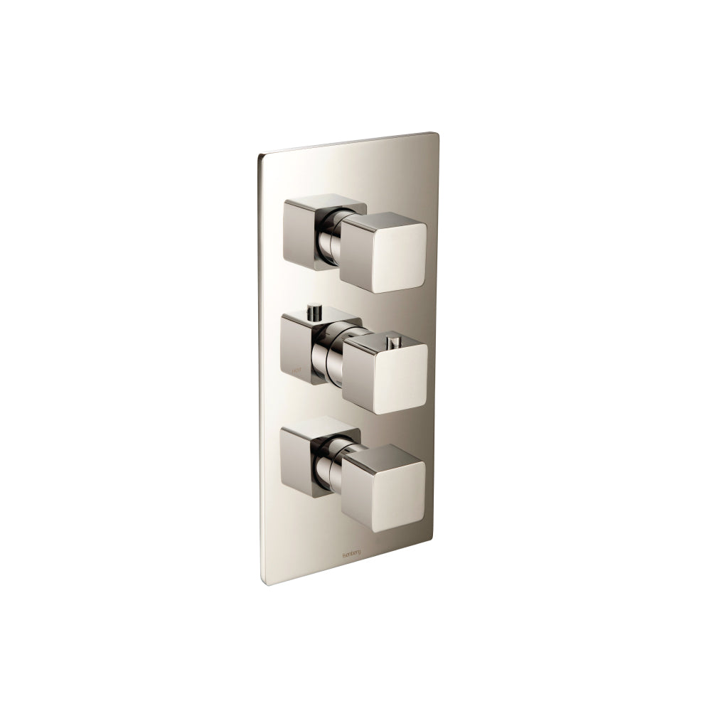 Flusso Serie 196 196.4501 3/4" Thermostatic Valve With Trim - 3 Output
