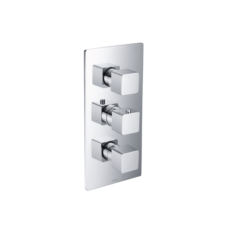 Flusso Serie 196 196.4801 3/4" Thermostatic Valve & Trim - 4 Output