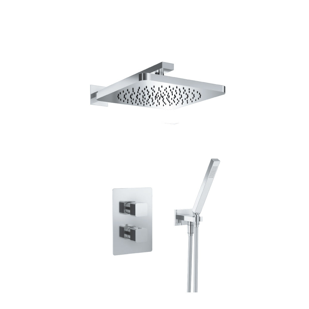 Flusso Serie 196 196.7050 Two Output Shower Set With Shower Head And Hand Held