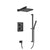 Flusso Serie 196 196.7100 Two Output Shower Set With Shower Head, Hand Held And Slide Bar
