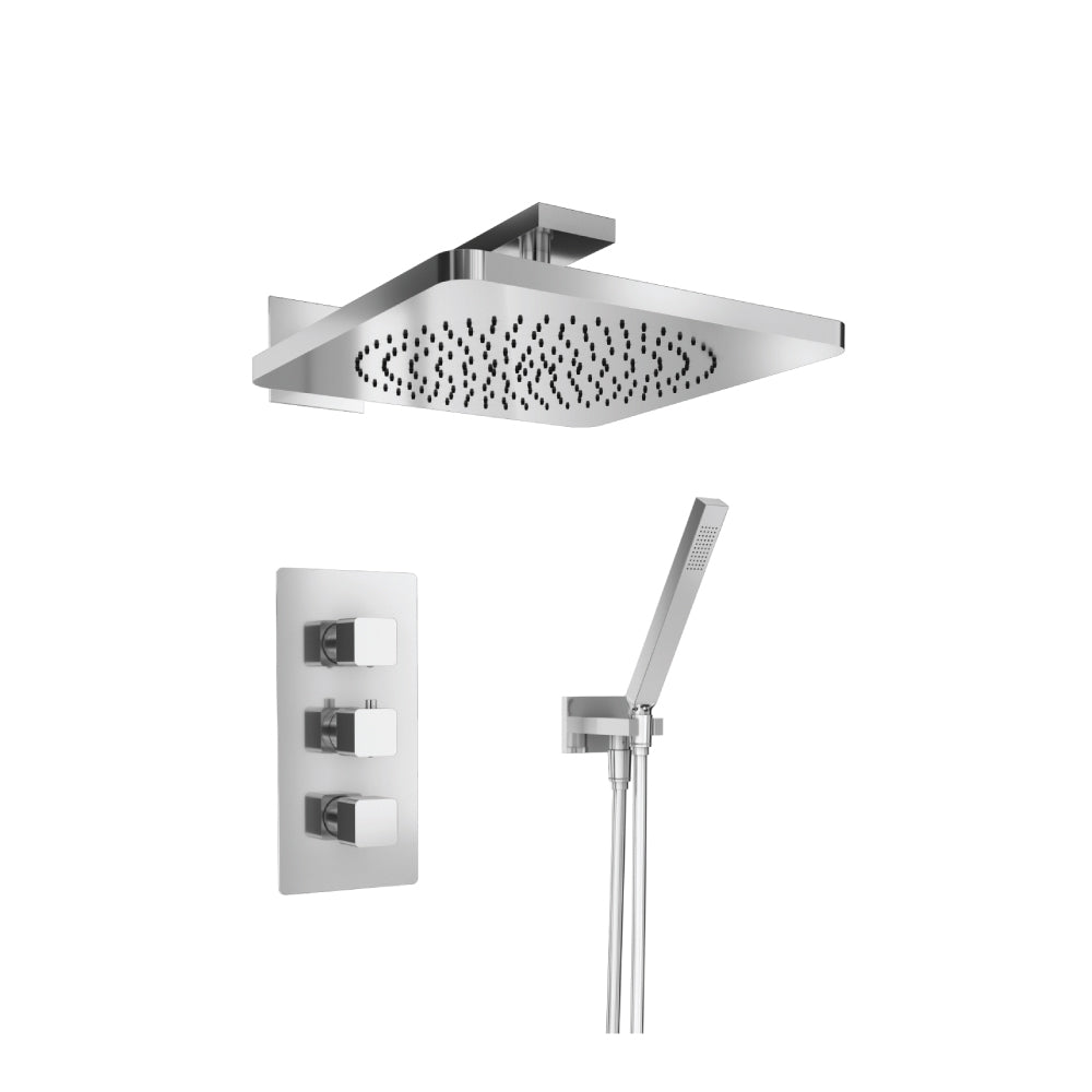 Flusso Serie 196 196.7150 Two Output Shower Set With Shower Head And Hand Held