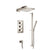 Flusso Serie 196 196.7200 Two Output Shower Set With Shower Head, Hand Held And Slide Bar
