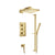 Flusso Serie 196 196.7200 Two Output Shower Set With Shower Head, Hand Held And Slide Bar